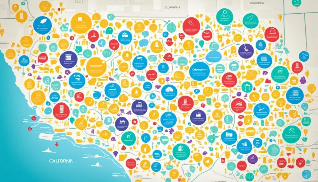 Diverse practice areas in California